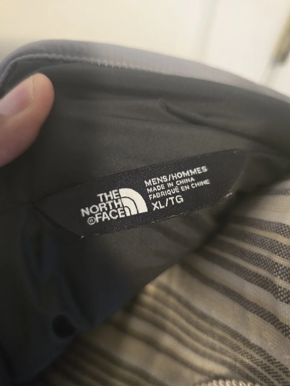 The North Face TNF Harway Jacket Mens Grey/Gray Puffer Quilted Full Zip Coat XL
